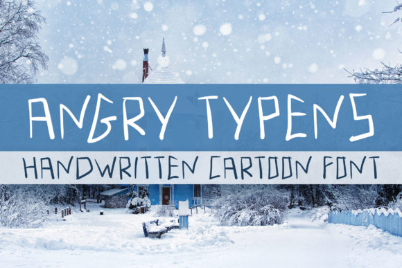 Angry Typens: A Bold and Fun Handwritten Font for Creative Projects