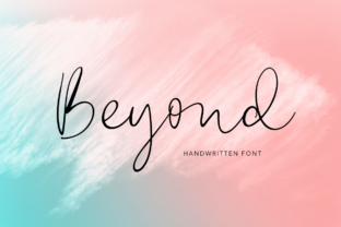 Beyond: A Romantic Script Font for Elegant Designs