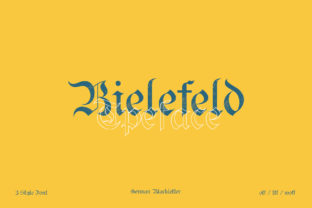 Bielefeld: The Perfect Blackletter Font for Crafters