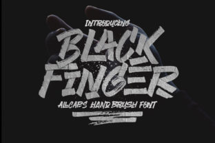 Black Finger: A Unique Handwritten Font for Creative Branding