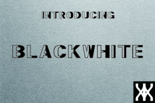 BlackWhite: A Bold and Decorative Font for Creative Campaigns