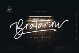 Bratarini: A Light and Breezy Handwritten Font for Makers
