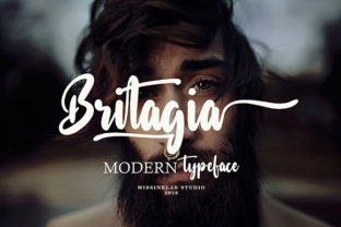 Britagia: A Charming Handwritten Font for Crafters