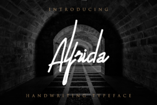 Discover the Charm of Alfrida: A Unique Script Handwritten Font
