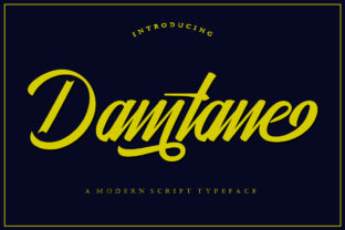 Elevate Your Editorial Design with Damtane Calligraphy Font