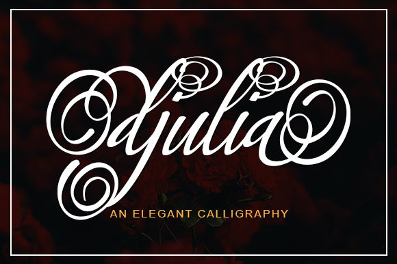 Elevate Your Web Design with Djulia: A Classy Script Font
