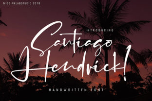 Enhance Your Brand with Santiago Hendrick Font