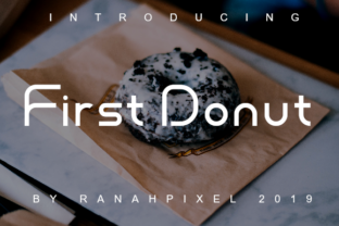 First Donut: A Fun and Fresh Slab Serif for Crafters