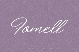 Fomell: A Sophisticated Handwritten Font for Web Design