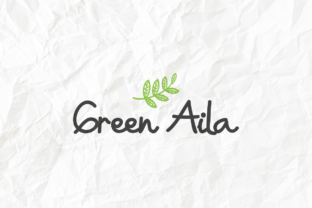 Green Aila: A Whimsical Handwritten Font for Creative Projects