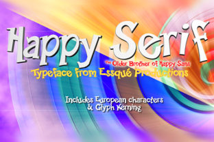 Happy Serif: A Whimsical Font for Crafters and Product Creators