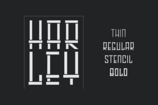 Harley Family: A Bold and Striking Font for Crafters