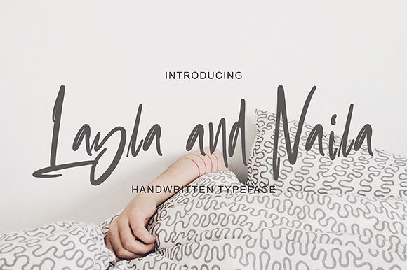 Layla and Naila: A Bold Handwritten Font for Creative Campaigns