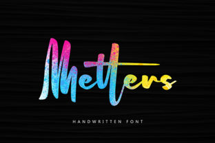 Metters: A Bold and Authentic Handwritten Font for Designers