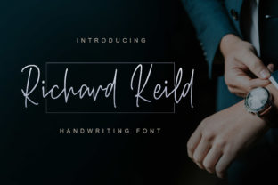 Richard Keild: A Romantic Handwritten Font for Editorial Design