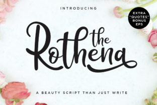 Rothena: Elevate Your Campaigns with a Charming Handwritten Font