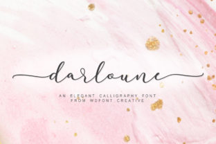 The Darloune Font: Elevating Your Brand with Romantic Handwritten Style