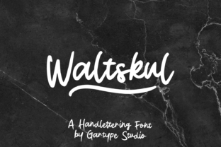 Waltskul: A Bold and Fun Handwritten Font for Creative Projects